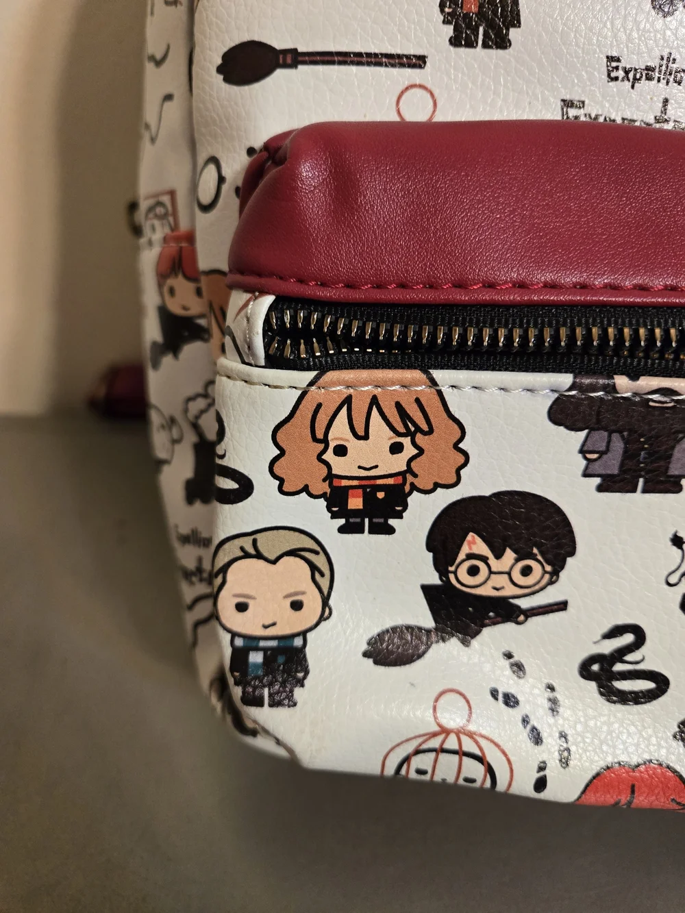 Bioworld Harry Potter Allover Chibi Character Pattern Mini Backpack